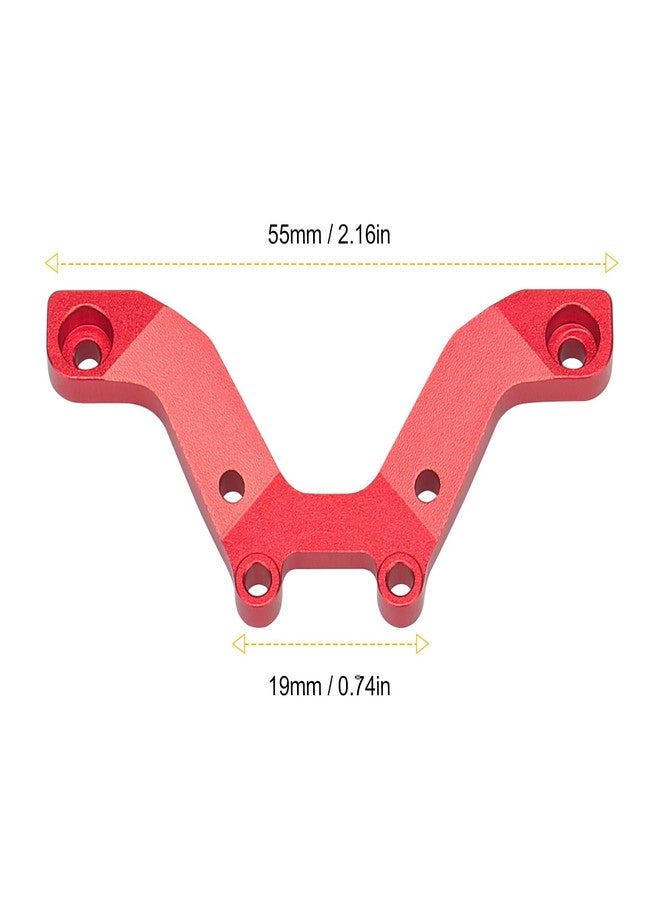 daitoku Aluminum Alloy Front Damper Plate for Arrma 1/18 Typhon GROM MEGA 380 Brushed 4X4 RC Car (Red) - Image 5